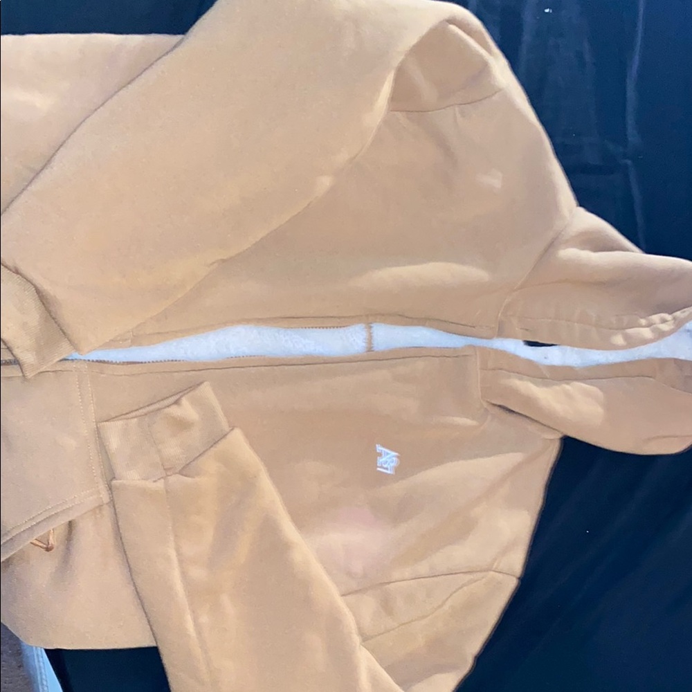 Nike Tan Zip-Up Hoodie